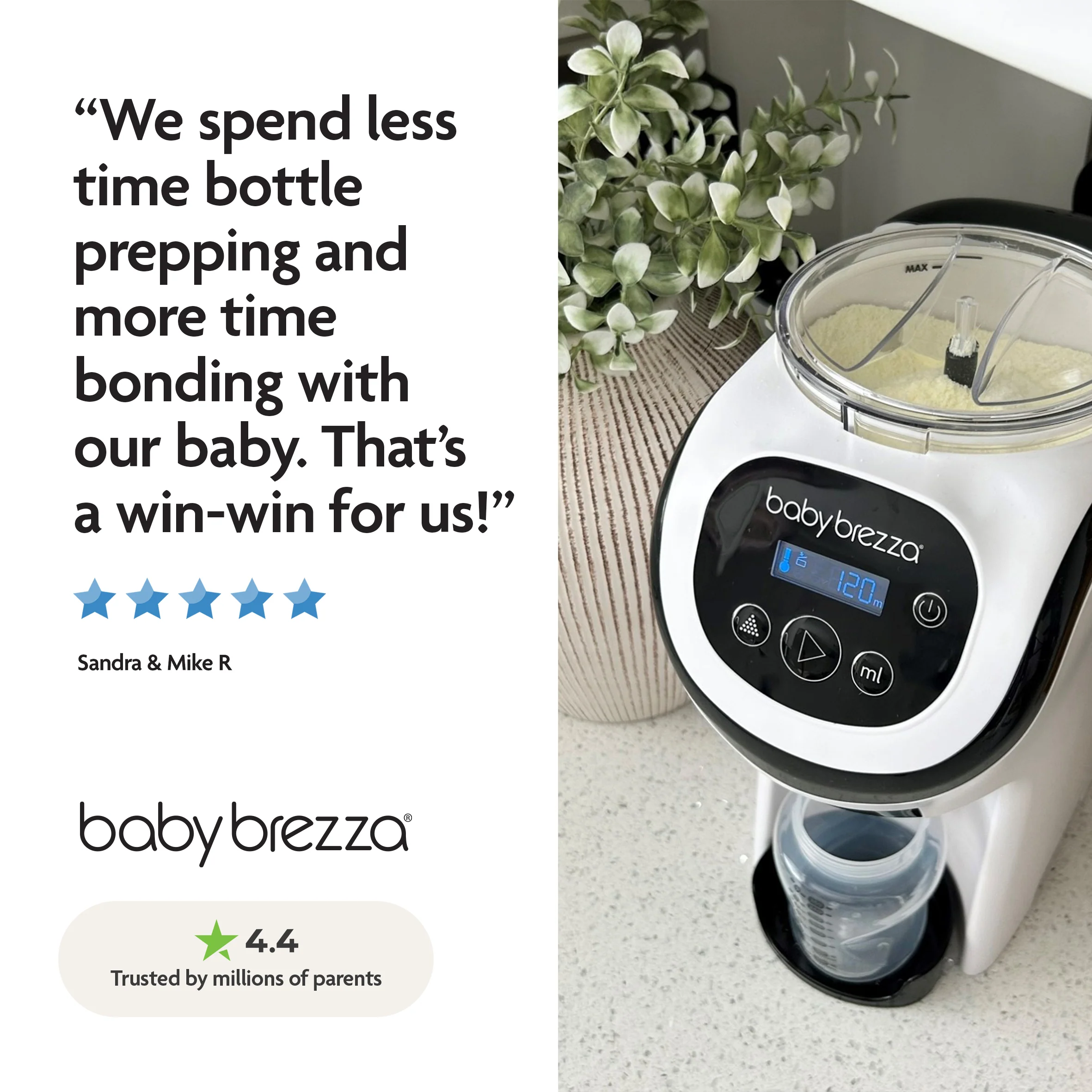 Baby Brezza BUNDLE Formula Pro Mini White And SuperQuick Steriliser Black - Image 11