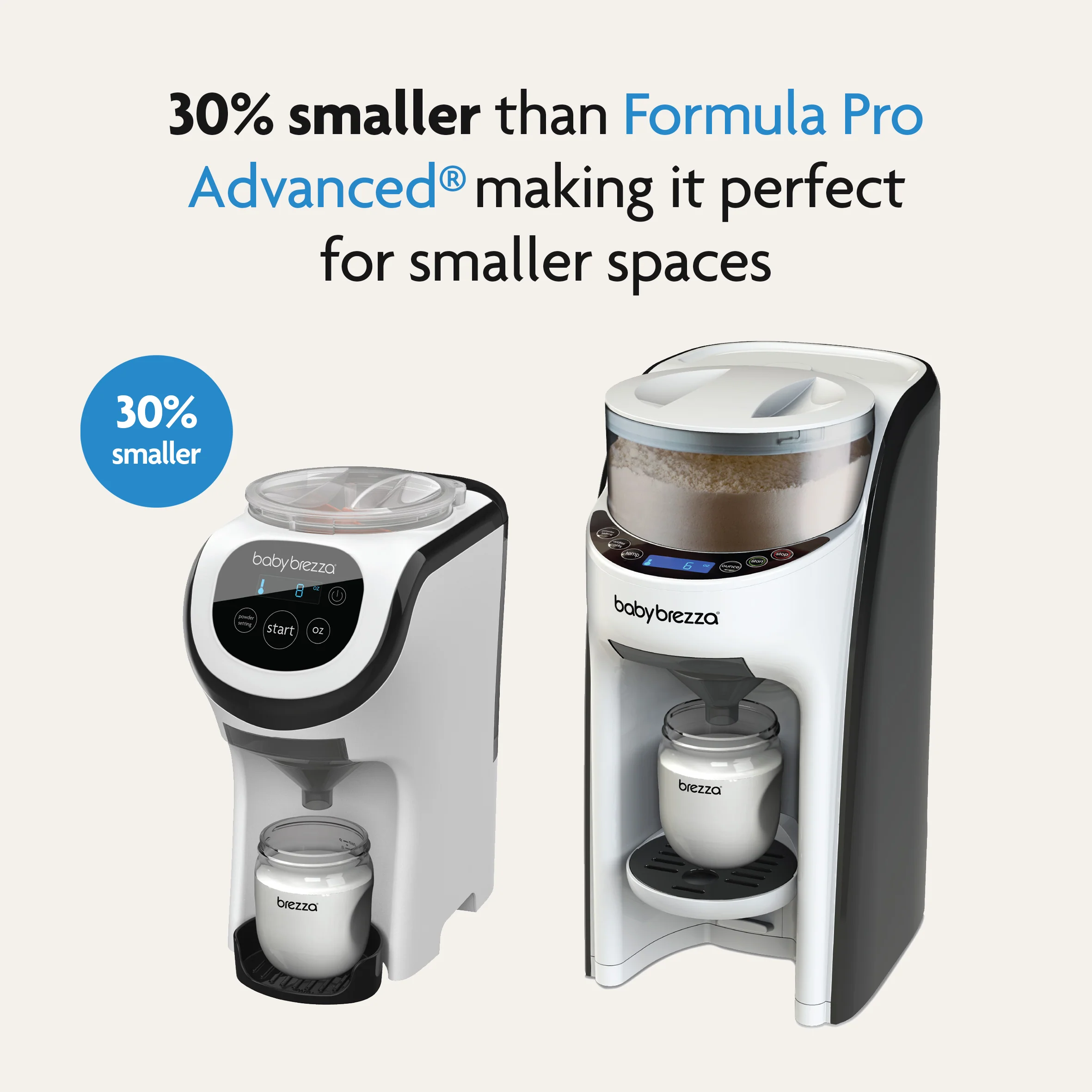 Baby Brezza BUNDLE Formula Pro Mini White And SuperQuick Steriliser Black - Image 5