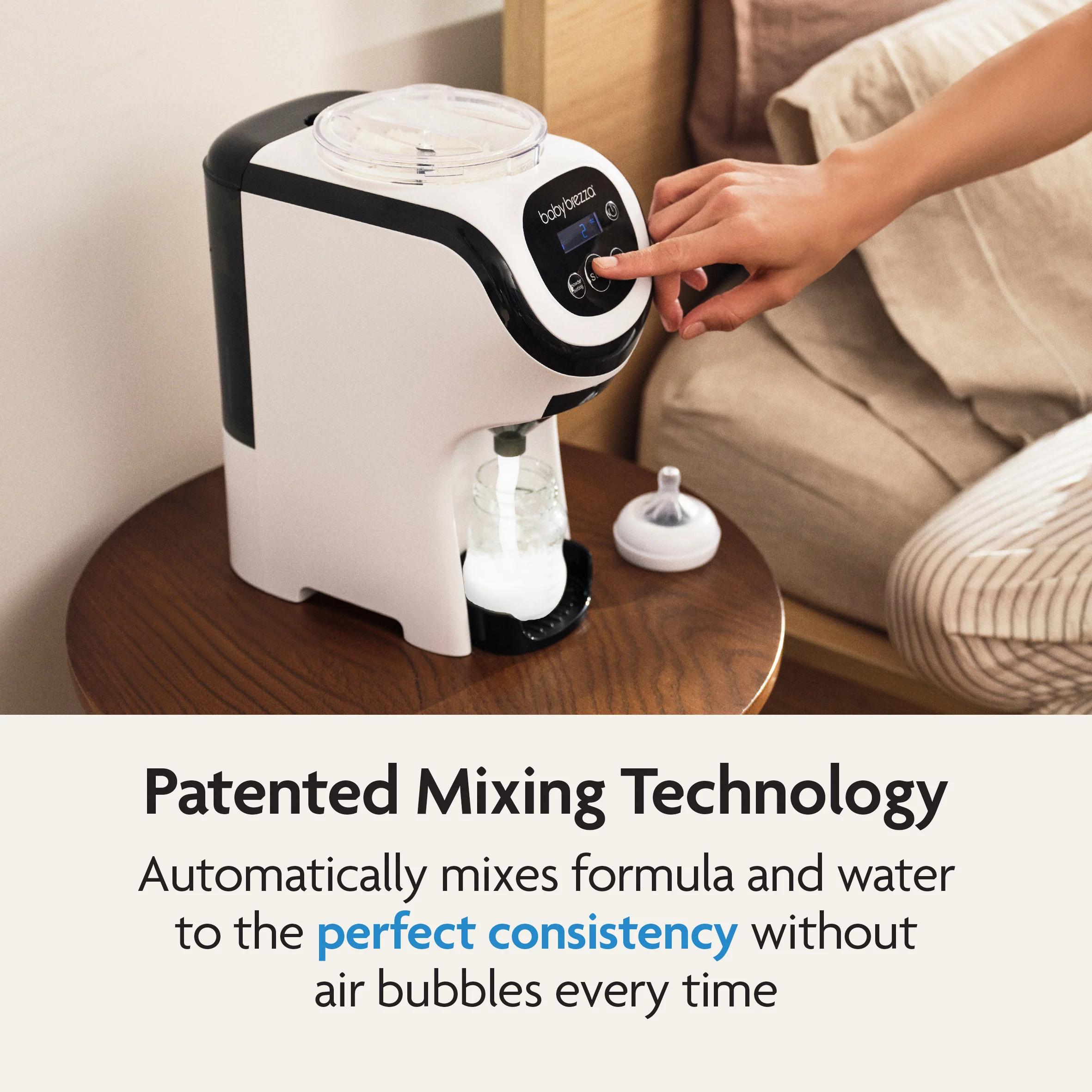 Baby Brezza BUNDLE Formula Pro Mini White And SuperQuick Steriliser Black - Image 7
