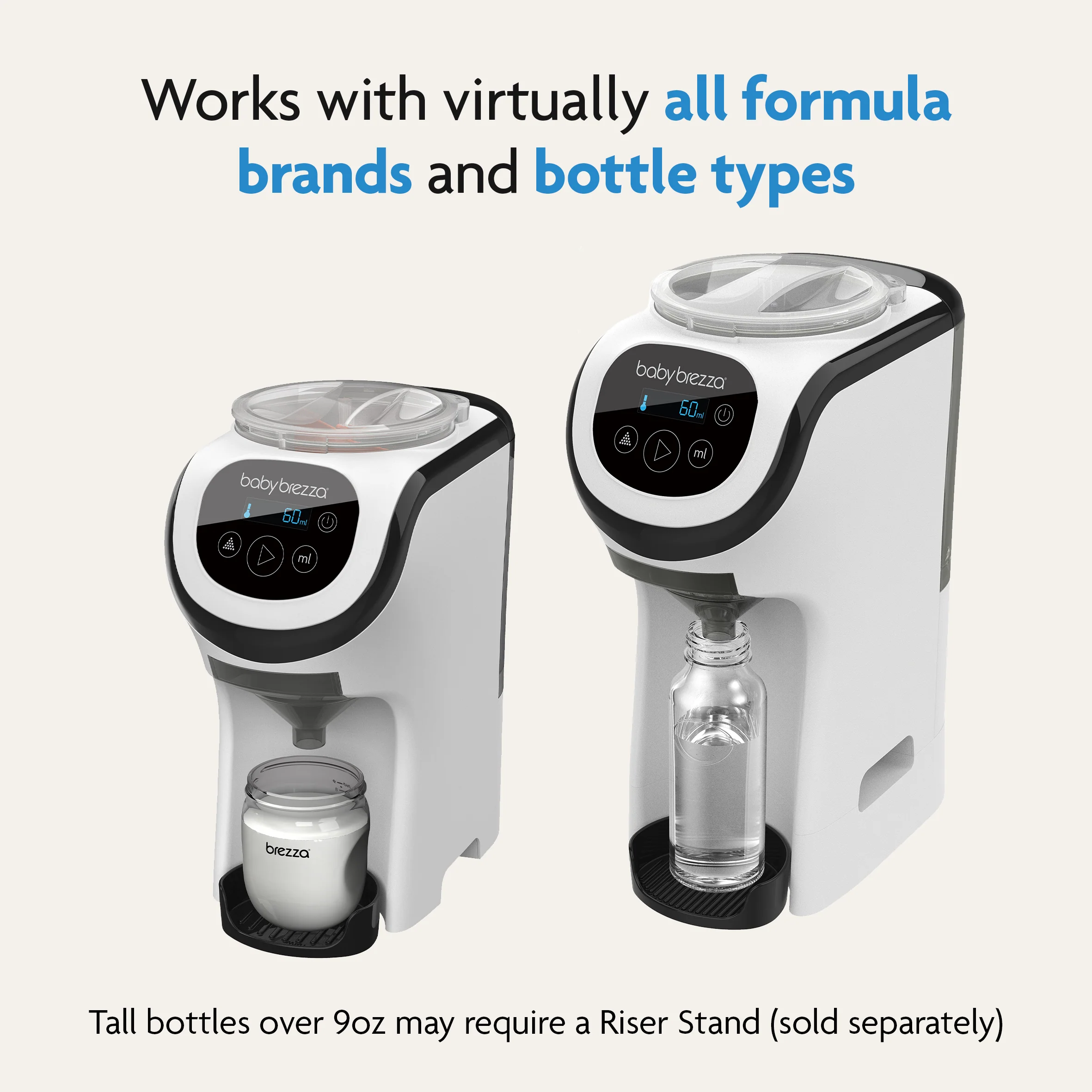 Baby Brezza BUNDLE Formula Pro Mini White And SuperQuick Steriliser Black - Image 8