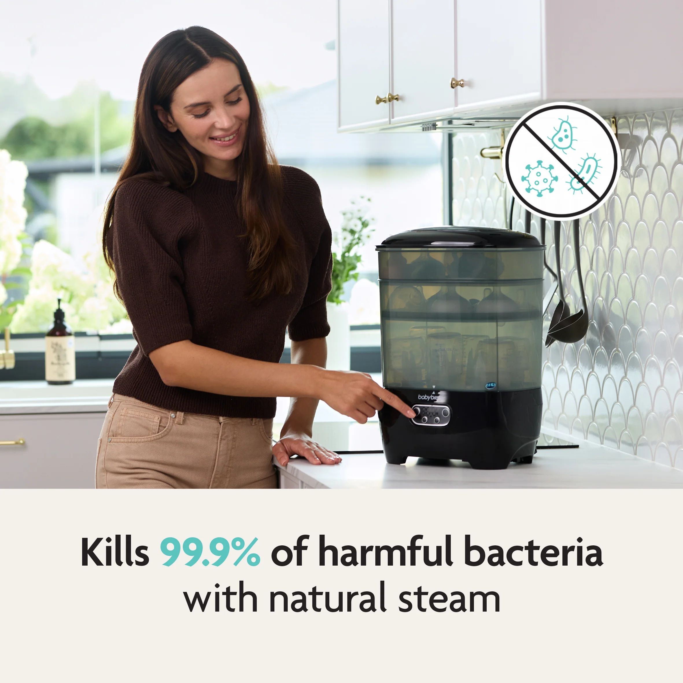 Baby Brezza BUNDLE Steriliser Dryer Advanced Black And Bottle & Breast Milk Warmer - Image 15