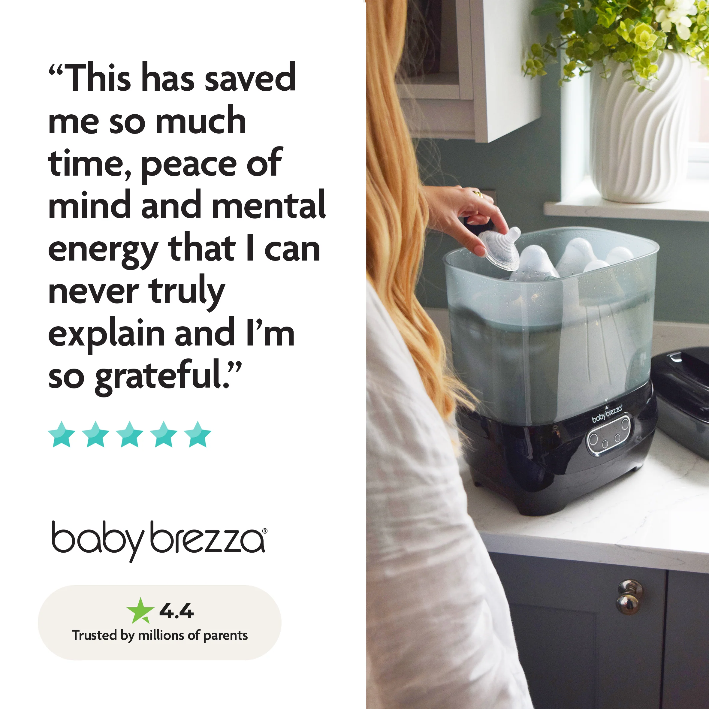 Baby Brezza BUNDLE Steriliser Dryer Advanced Black And Bottle & Breast Milk Warmer - Image 21