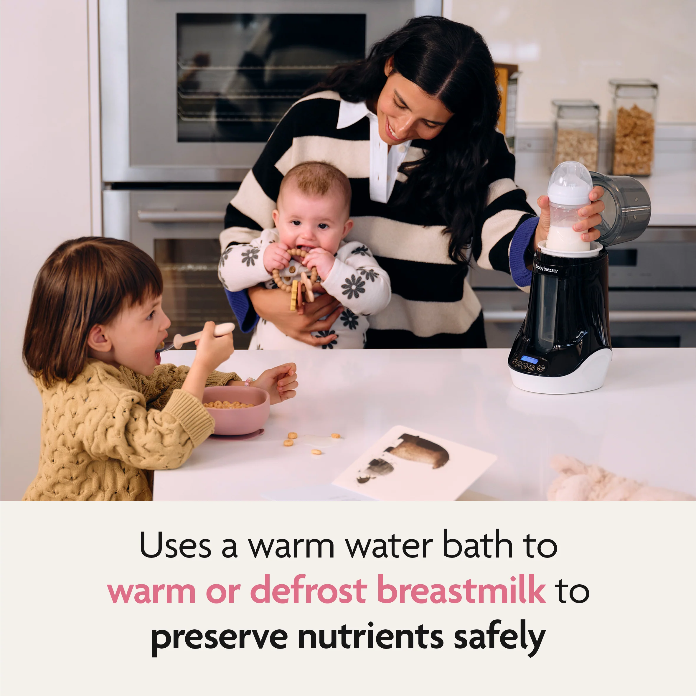 Baby Brezza BUNDLE Steriliser Dryer Advanced Black And Bottle & Breast Milk Warmer - Image 6