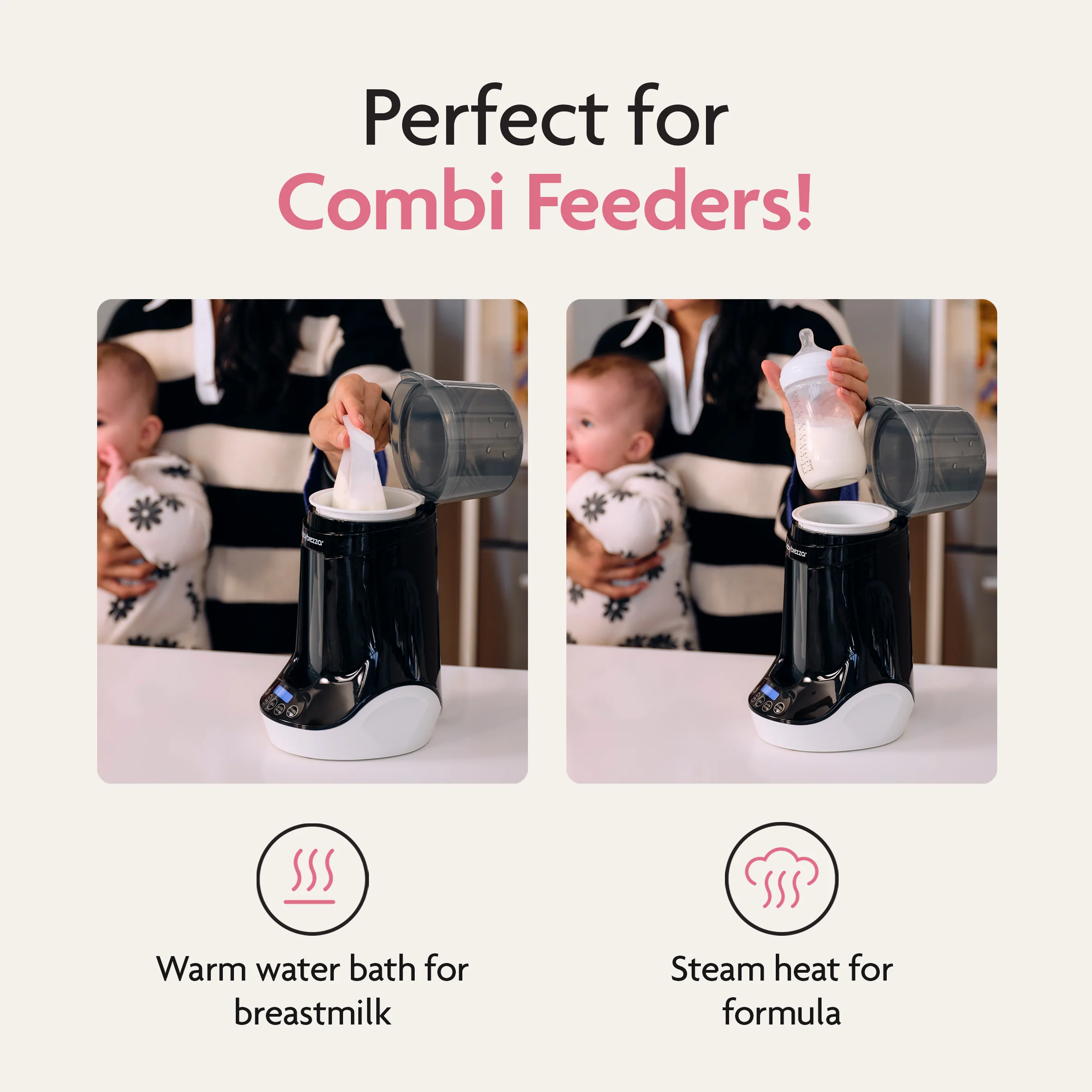 Baby Brezza BUNDLE Steriliser Dryer Advanced Black And Bottle & Breast Milk Warmer - Image 8