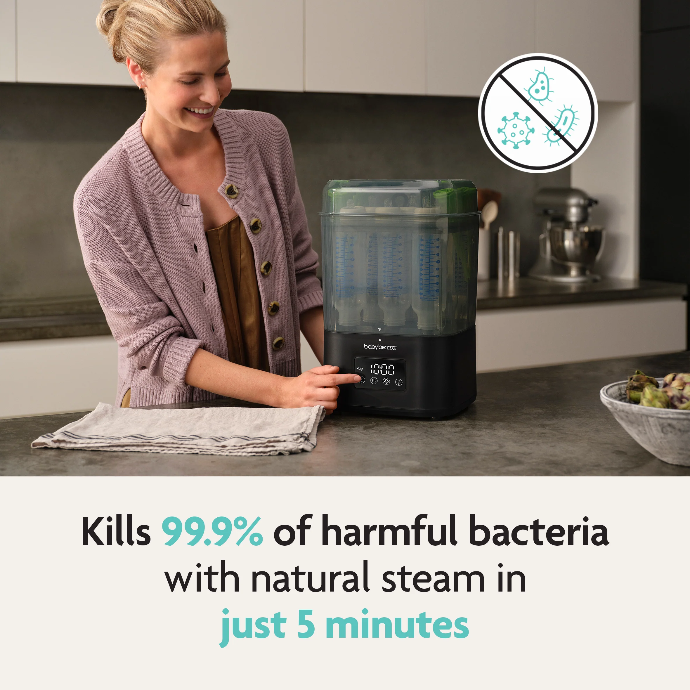 Baby Brezza SuperQuick Steriliser Dryer - Image 3