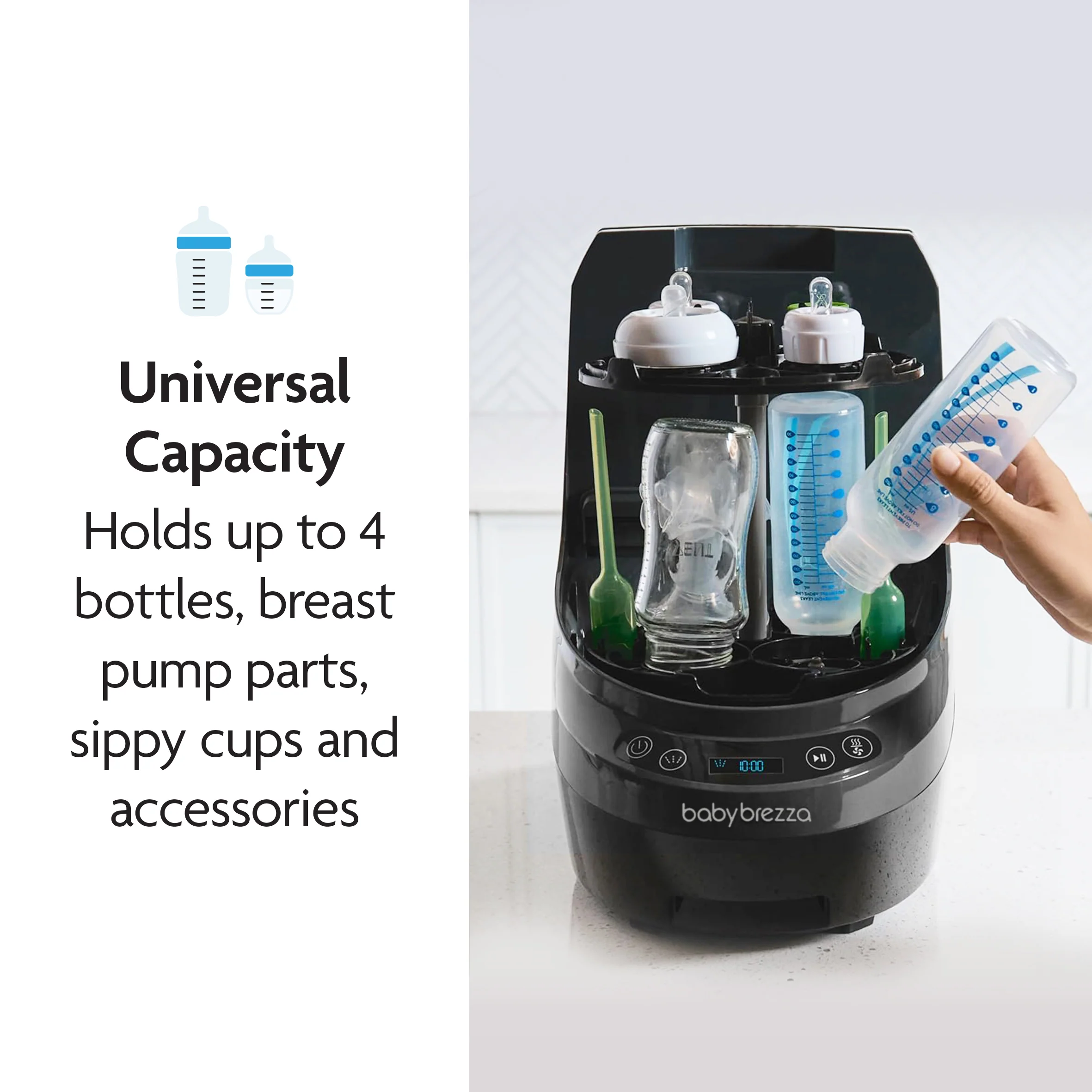 BUNDLE: Bottle Washer Pro, Detergent Tablets (120pcs) + Hepa Filter - All Black - Image 13