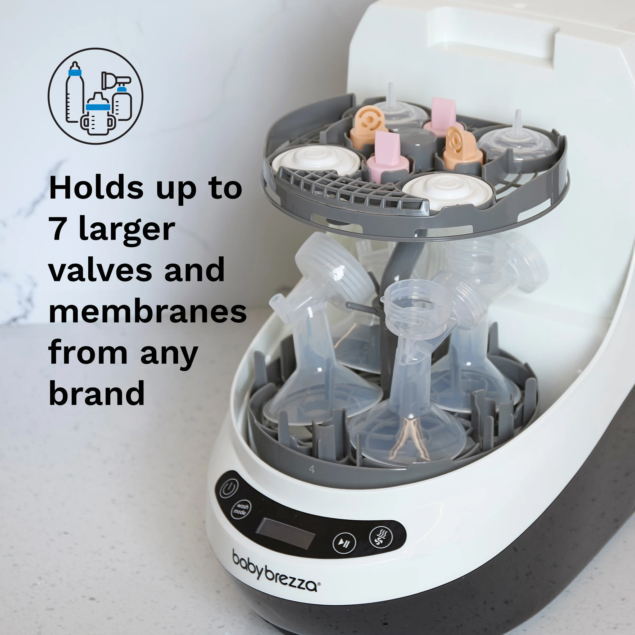 Breast Pump Rack for Bottle Washer Pro® - Image 6