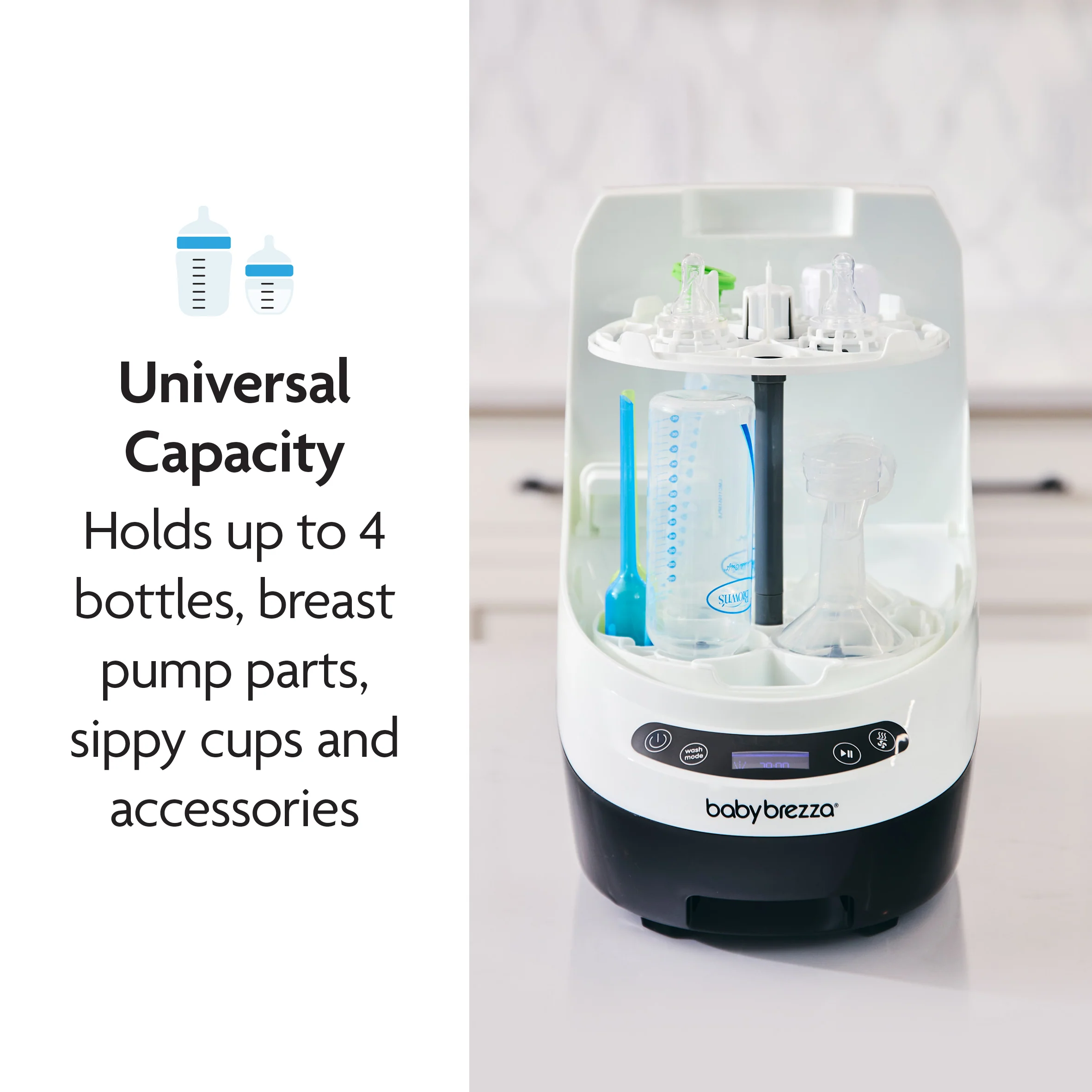 BUNDLE: Bottle Washer Pro, Detergent Tablets (120pcs) + Hepa Filter - White and Black - Image 7