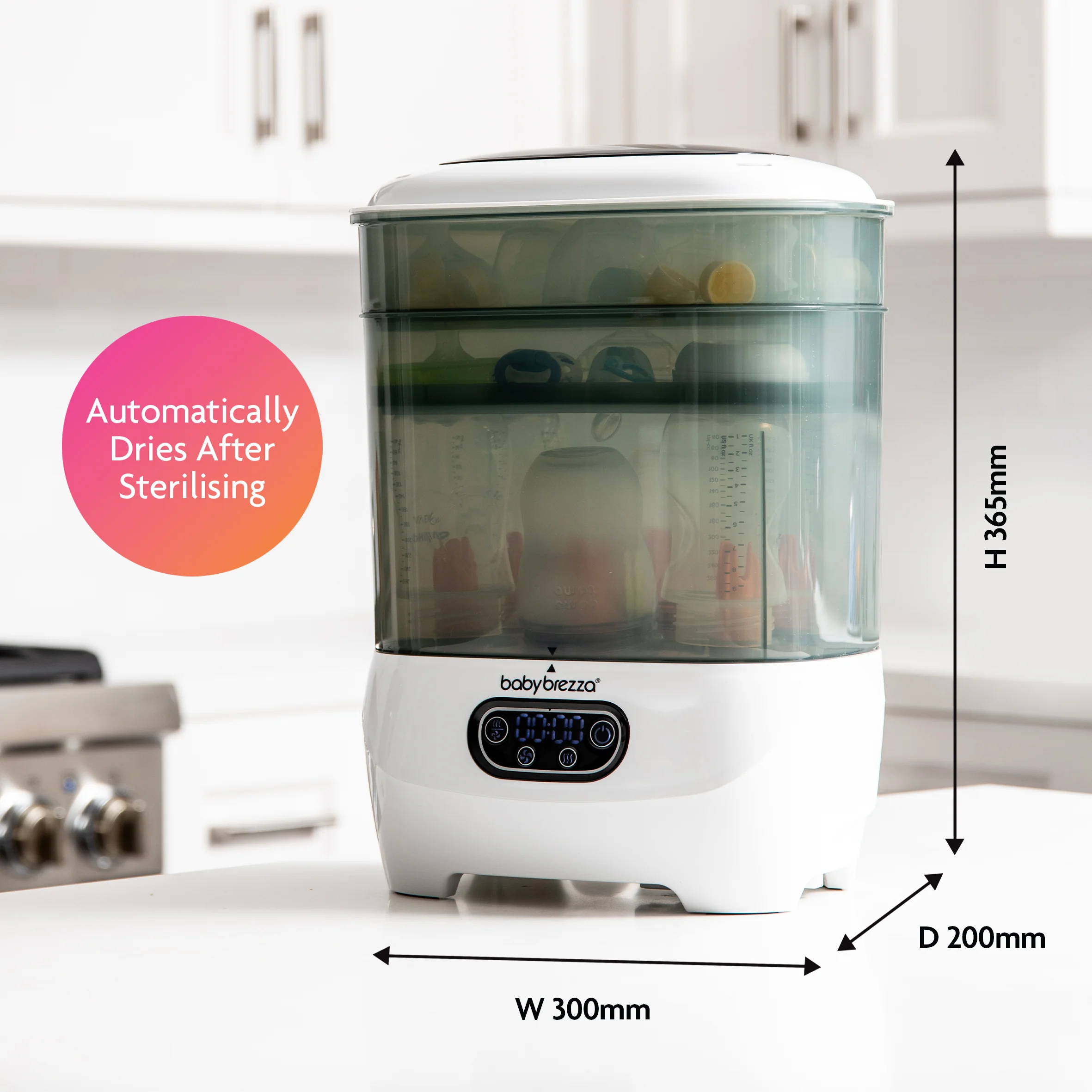 BUNDLE: Steriliser Dryer Advanced + Hepa Filter - White and Black - Image 9