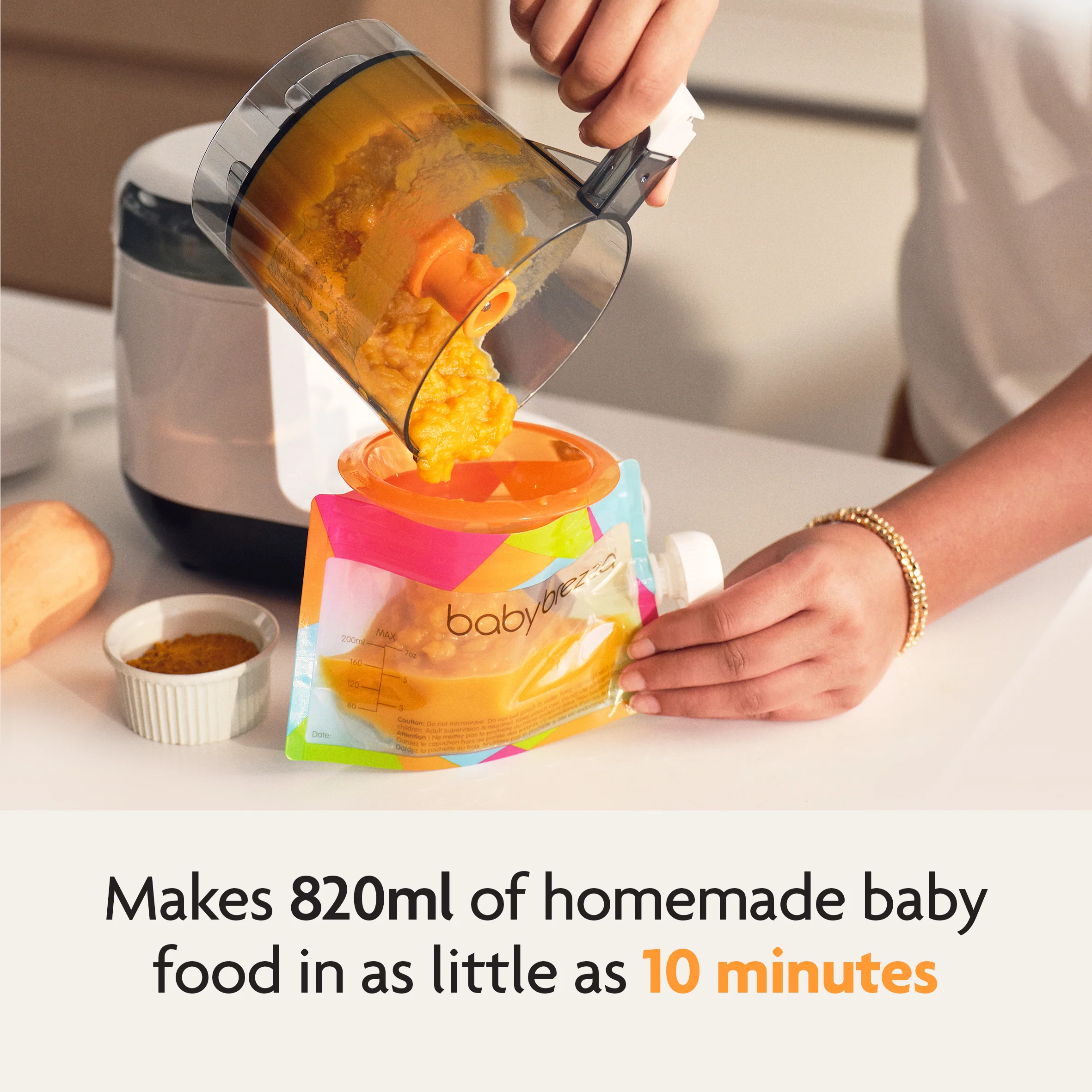 One Step Food Maker Deluxe + FREE Pouches - Image 6