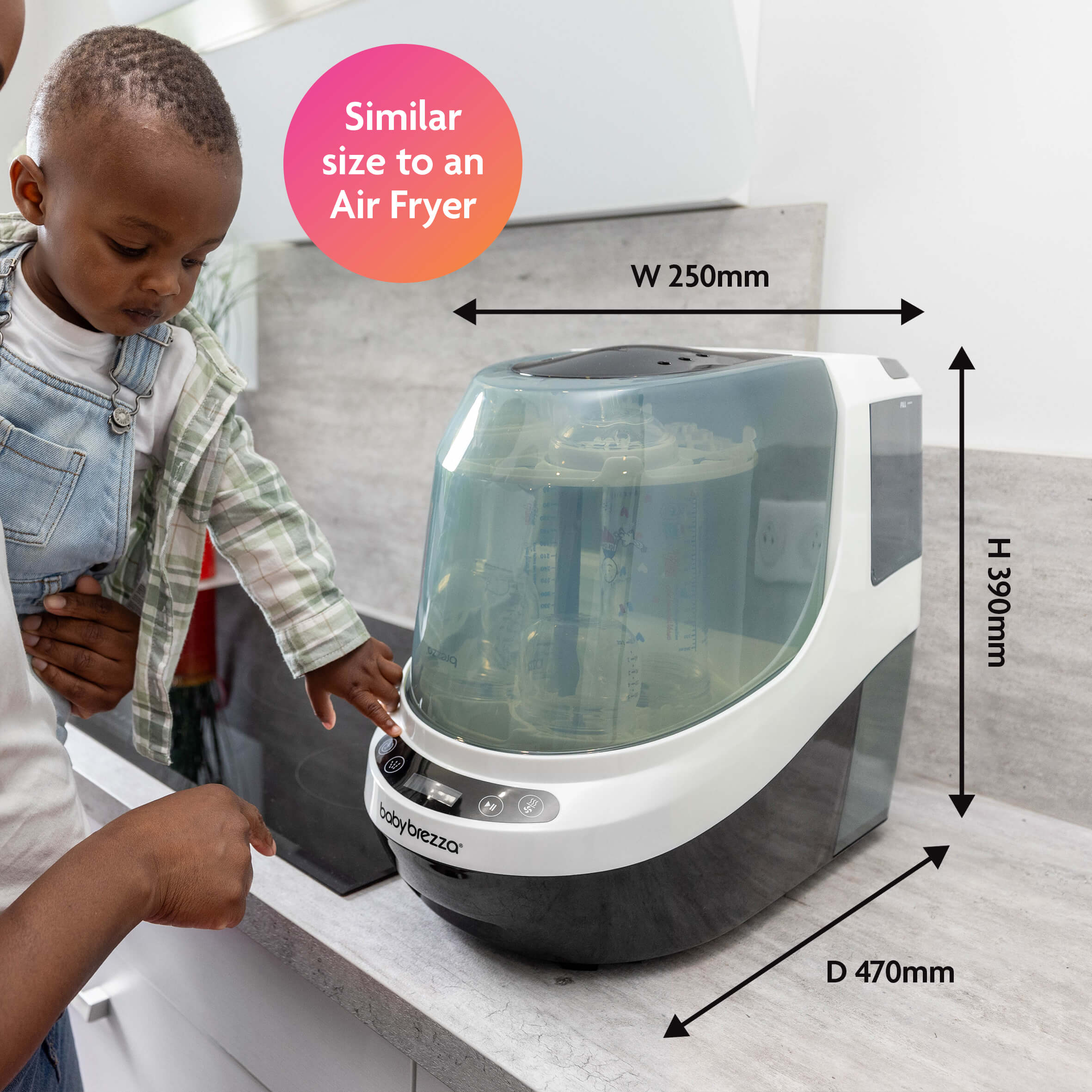 PERFECT BOTTLE PREP BUNDLE: Formula Pro Advanced + Bottle Washer Pro - All Black - Image 16