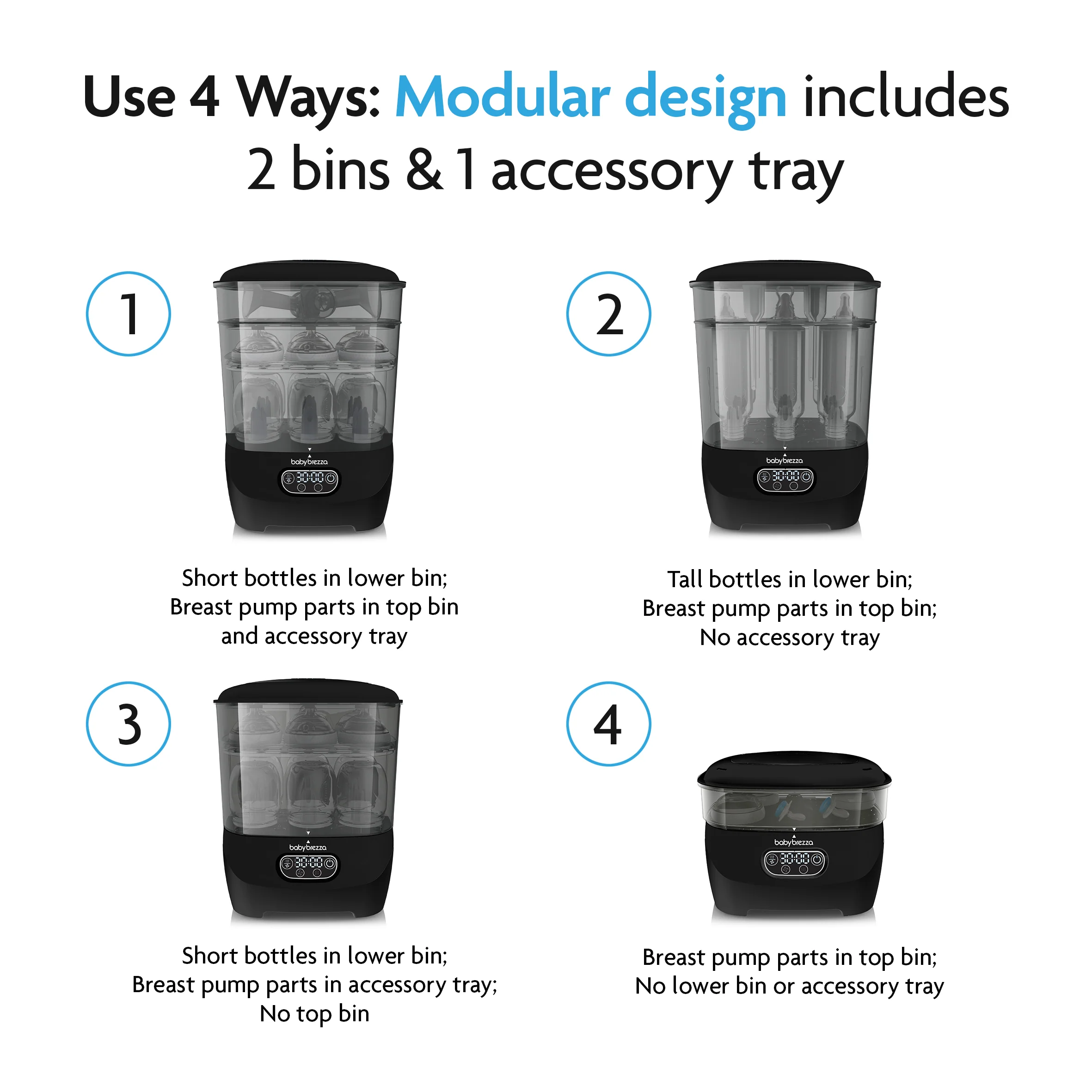 BESTSELLER BUNDLE: Formula Pro Advanced + Steriliser Dryer Advanced - All Black - Image 12
