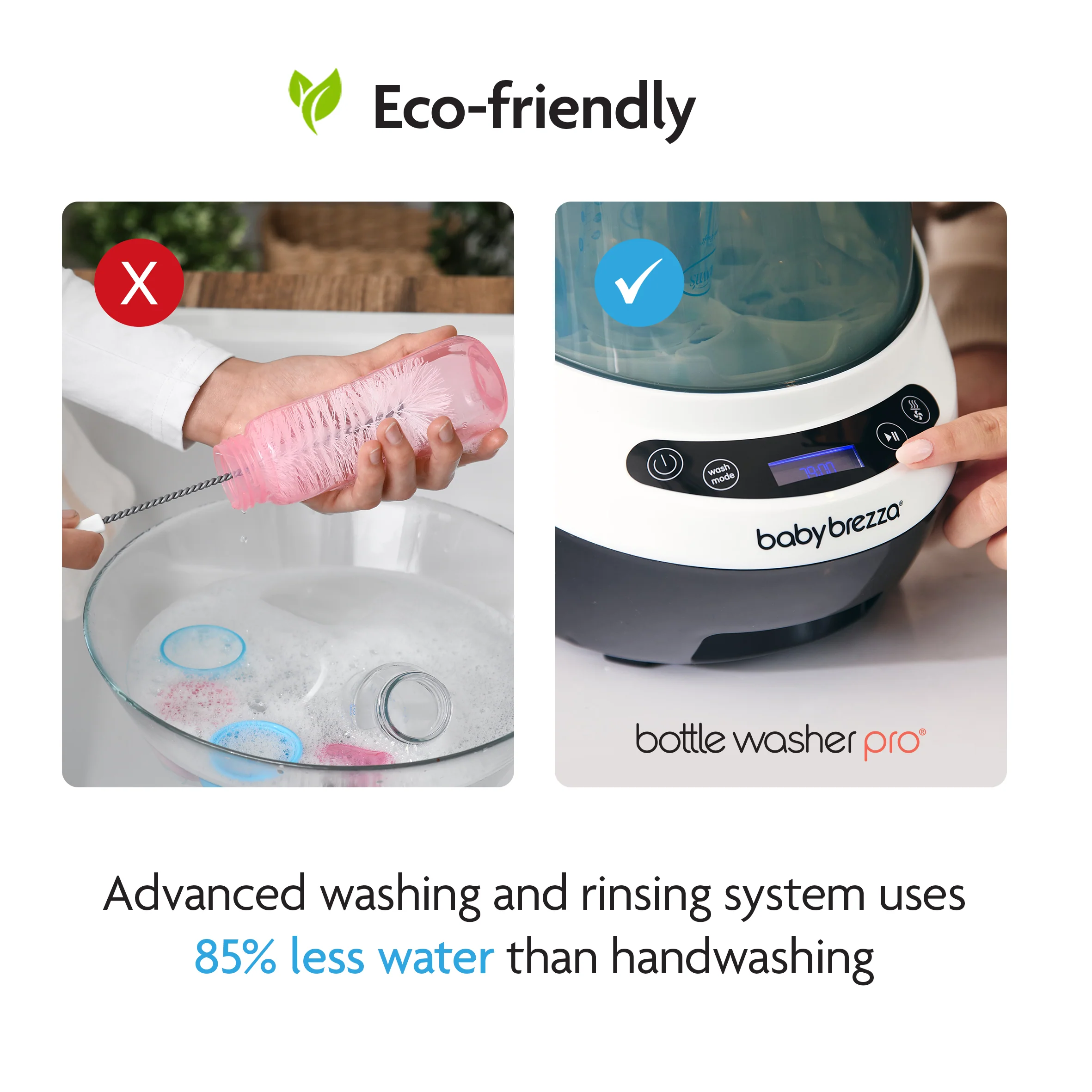 BUNDLE: Bottle Washer Pro + Detergent Tablets (120pcs) - White and Black - Image 8